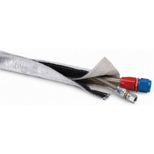 Load image into Gallery viewer, DEI Heat Shroud 1in I.D. x 3ft - Aluminized Sleeving - Hook and Loop Edge
