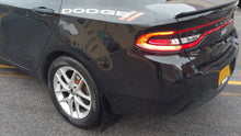 Load image into Gallery viewer, Rally Armor 13-16 Dodge Dart Black UR Mud Flap w/ Red Logo Mud Flaps Rally Armor   
