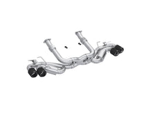 Load image into Gallery viewer, MBRP Exhaust S70413CF MBRP 3in Cat-Back, Quad Split Rear Exit, Active, T304 with CF Tips. Exhaust System Kit MBRP Exhaust
