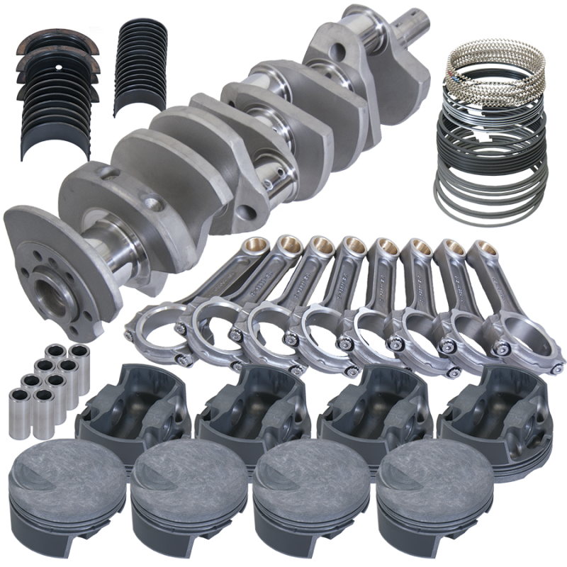 Eagle Chevy 454 4.250in Crank 6.385in I-Beam Rods -3cc Flat Top 4.310in Pistons Rotating Assembly Eagle