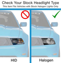 Load image into Gallery viewer, Raxiom 10-12 Ford Mustang Axial Series OEM Style Rep Headlights- Chrome Housing (Clear Lens) Headlights Raxiom
