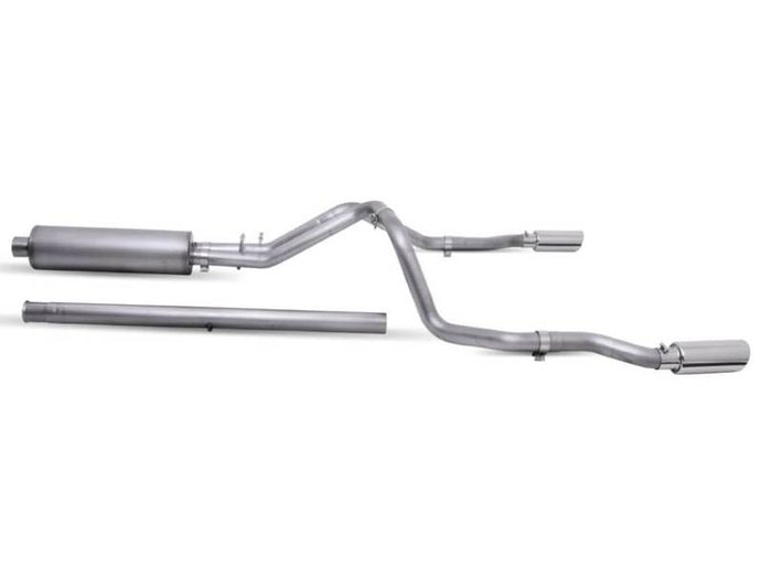 Gibson 20-22 Silverado/GMC Sierra 2500 HD 6.6L Crew Cab (Long Bed) Cat-Back Dual Split Exhaust Catback Gibson   