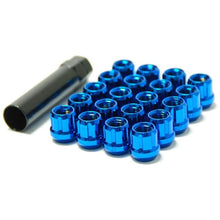 Load image into Gallery viewer, Wheel Mate Muteki Open End Lug Nuts - Blue 12x1.50 | 31886U
