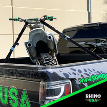 Load image into Gallery viewer, Rhino USA Cambuckle Motorcycle Tiedown Straps 2-Pack (Black) 1.5In X 8Ft Cargo Tie-Downs Rhino USA
