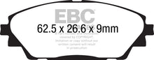 Load image into Gallery viewer, EBC 14+ Mazda 3 2.0 (Japan Build) Ultimax2 Front Brake Pads Brake Pads - OE EBC   
