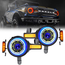 Load image into Gallery viewer, Oracle 2021+ Ford Bronco Oculus Bi-LED Projector Headlights - ColorSHIFT LED ORACLE Lighting
