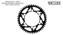 Load image into Gallery viewer, Vortex Racing 47 Tooth 520 Rear Sprocket - Black | 170ZK-47
