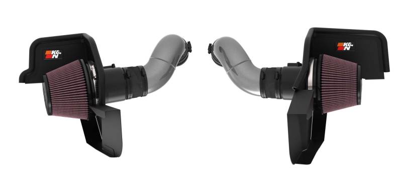 K&N 2024+ Ford Mustang V8 5.0L Typhoon Performance Air Intake System Cold Air Intakes K&N Engineering   