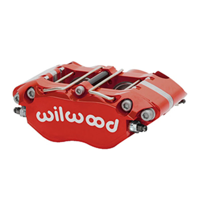 Wilwood RH MC4 Mechanical Parking Brake Caliper -1.38in Bracket - .81in Disc - Red Wilwood