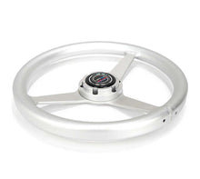 Load image into Gallery viewer, NRG Aluminum Steering Wheel 330mm - Heritage Solid Spoke - Ergonomic Grip - Anadized Silver | RST-071-SL
