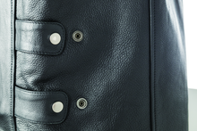 Load image into Gallery viewer, Kuryakyn Leather By River Road Plains Leather Vest Black - Small Vests Kuryakyn
