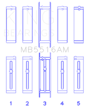 Load image into Gallery viewer, King Jeep 350CI 5.7L Main Bearing Set King Engine Bearings
