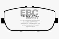 EBC 06-15 Mazda Miata MX5 2.0 Ultimax2 Rear Brake Pads | UD1180