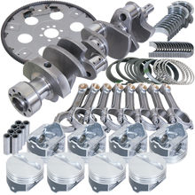 Load image into Gallery viewer, Eagle Chevy 350 1Pc 3.750in Crank 5.700in I-Beam Rods 4.030in Pistons 168 Tooth FP Balanced Assembly Eagle
