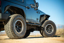 Load image into Gallery viewer, DV8 Offroad 07-18 Jeep Wrangler JK 2 Door Body/Pinch Weld Mounted Side Steps
