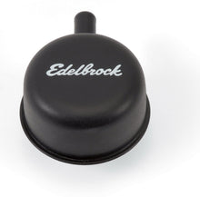 Load image into Gallery viewer, Edelbrock Round Cap w/ Nipple Black Valve Covers Edelbrock
