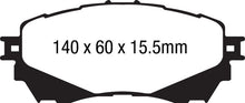 Load image into Gallery viewer, EBC 14+ Mazda 6 2.5 Ultimax2 Front Brake Pads Brake Pads - OE EBC   
