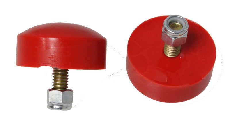 Energy Suspension 1in Tall Buttonhead Bump Stop - Red Bushing Kits Energy Suspension