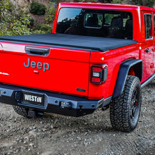 Load image into Gallery viewer, Westin 2020 Jeep Gladiator Tube Fenders - Rear - Textured Black Westin
