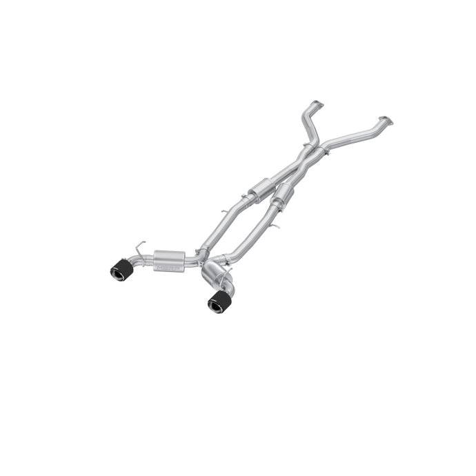 MBRP 23-24 Nissan Z 3.0L Armor Pro T304 Stainless Steel 3in Cat-Back Dual Rear Exit w/ 5in OD CF Tip Catback MBRP   