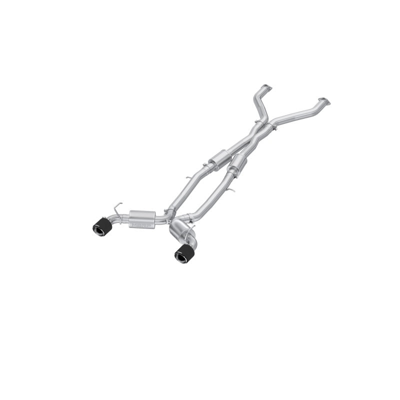 MBRP 23-24 Nissan Z 3.0L Armor Pro T304 Stainless Steel 3in Cat-Back Dual Rear Exit w/ 5in OD CF Tip Catback MBRP