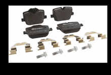 Load image into Gallery viewer, Brembo OE 2022 BMW i4/19-22 Z4/20-22 Toyota GR Supra PRIME Low-Met Brake Pad - Rear | P06114
