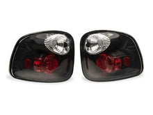 Load image into Gallery viewer, Raxiom 97-00 Ford F-150 Flareside Axial Series Altezza Style Tail Lights- Black- Clear Lens | T598100
