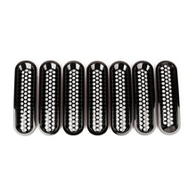 Load image into Gallery viewer, Rugged Ridge Grille Inserts Perforated 07-18 Jeep Wrangler Rugged Ridge
