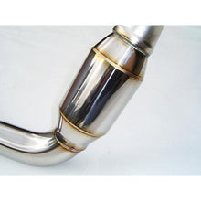 Load image into Gallery viewer, Invidia 05+ AT LGT Polished Divorced Waste Gate Downpipe with High Flow Cat
