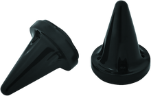 Load image into Gallery viewer, Kuryakyn Stiletto End Caps Grips Black Misc Powersports Kuryakyn   
