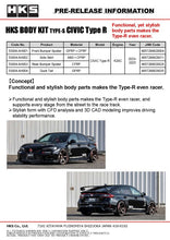 Load image into Gallery viewer, HKS BODY KIT TYPE-S FL5 F-Spoiler | 53004-AH001
