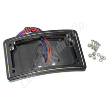Load image into Gallery viewer, Letric Lighting 04-13 Sportster Perfect Plate Light Black Curved License Plate Frame License Frame Letric Lighting   
