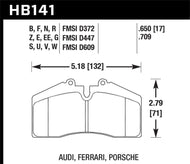 Hawk Audi/Porsche Rear AND ST-40 HP+ Street Brake Pads Brake Pads - Performance Hawk Performance   