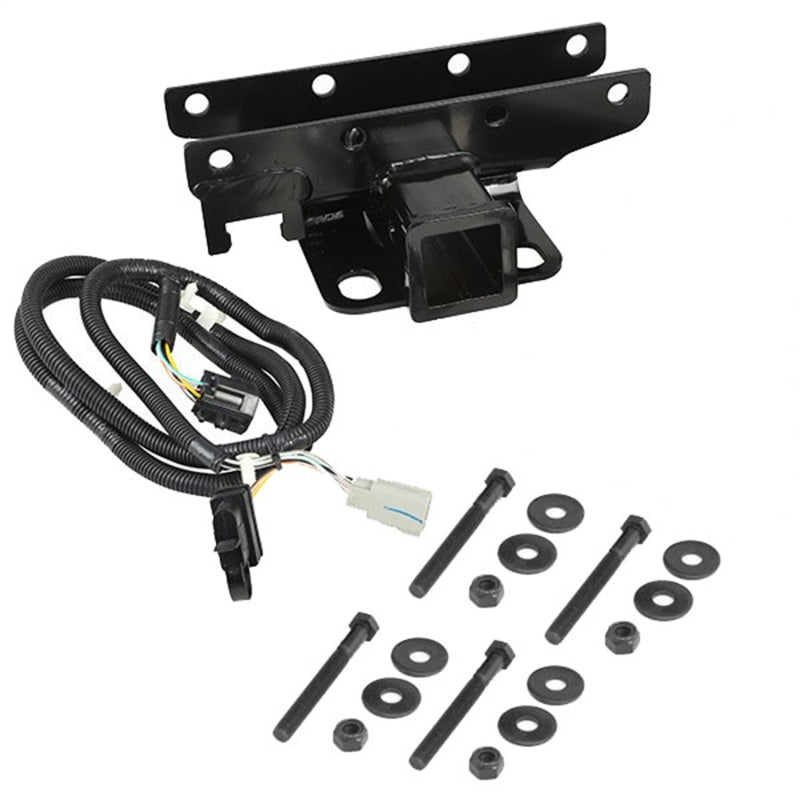 Rugged Ridge Receiver Hitch Kit w/ Wiring Harness 07-18 Jeep Wrangler JK Rugged Ridge