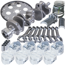Load image into Gallery viewer, Eagle Chevy 350 1Pc 3.480in Crank 5.700in I-Beam Rods 4.040in Pistons 168 Tooth FP Balanced Assembly Eagle
