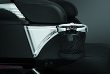Load image into Gallery viewer, Kuryakyn Passenger Drink Holder With Basket 14-Up Touring Right Side Chrome Misc Powersports Kuryakyn   
