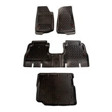 Load image into Gallery viewer, Rugged Ridge Floor Liner Front/Rear/Cargo Black 18-21 Jeep Wrangler JL 4 Dr (Excl. 4XE Models) Rugged Ridge
