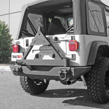 Load image into Gallery viewer, Rugged Ridge Tire Carrier XHD Rear Bumper 76-06 Jeep CJ / Jeep Wrangler Rugged Ridge
