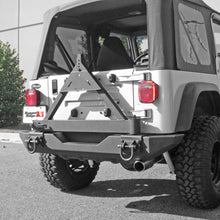 Load image into Gallery viewer, Rugged Ridge Tire Carrier XHD Rear Bumper 76-06 Jeep CJ / Jeep Wrangler Rugged Ridge
