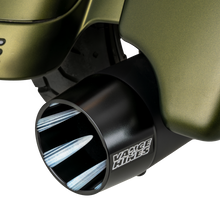 Load image into Gallery viewer, Vance &amp; Hines 17-23 Harley Touring Models Blackbird 450 Slip-Ons - Black Contrast Finish End Caps
