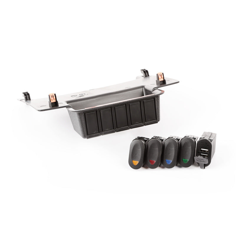 Rugged Ridge Lower Switch Panel Kit 11-18 Jeep Wrangler JK/JKU Rugged Ridge