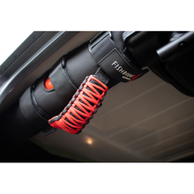 Load image into Gallery viewer, Fishbone Offroad Paracord Grab Handles w/Three Straps Red Fishbone Offroad

