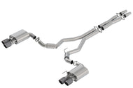 Borla 2018 Ford Mustang GT 5.0L AT/MT 3in S-Type Catback Exhaust w/ Valves (Carbon Fiber Black Tip) Catback Borla