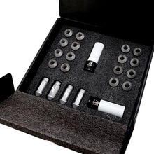 Load image into Gallery viewer, Mishimoto Steel Locking Lug Nuts M14x1.5 20pc Set Black
