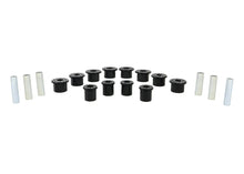 Load image into Gallery viewer, Whiteline 2003-2009 Dodge Ram 2500 Spring - Eye Front/Rear And Shackle Bushing Whiteline
