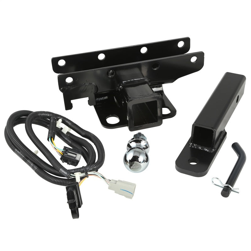 Rugged Ridge Hitch Kit with Ball 2 inch 07-18 Jeep Wrangler JK Rugged Ridge