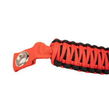 Load image into Gallery viewer, Fishbone Offroad 07-18 Wrangler JK A Pillar Sound Bar Red Paracord Grab Handles Fishbone Offroad
