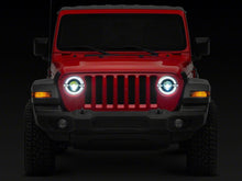 Load image into Gallery viewer, Raxiom 18-23 Jeep Wrangler JL Axial Series 9-In LED Angel Eye Headlights- Blk Housing (Clear Lens) Headlights Raxiom
