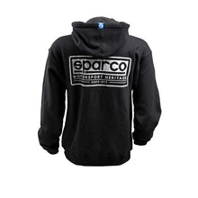 Load image into Gallery viewer, Sparco Sweatshirt Hooded Heritage Blk Xx
