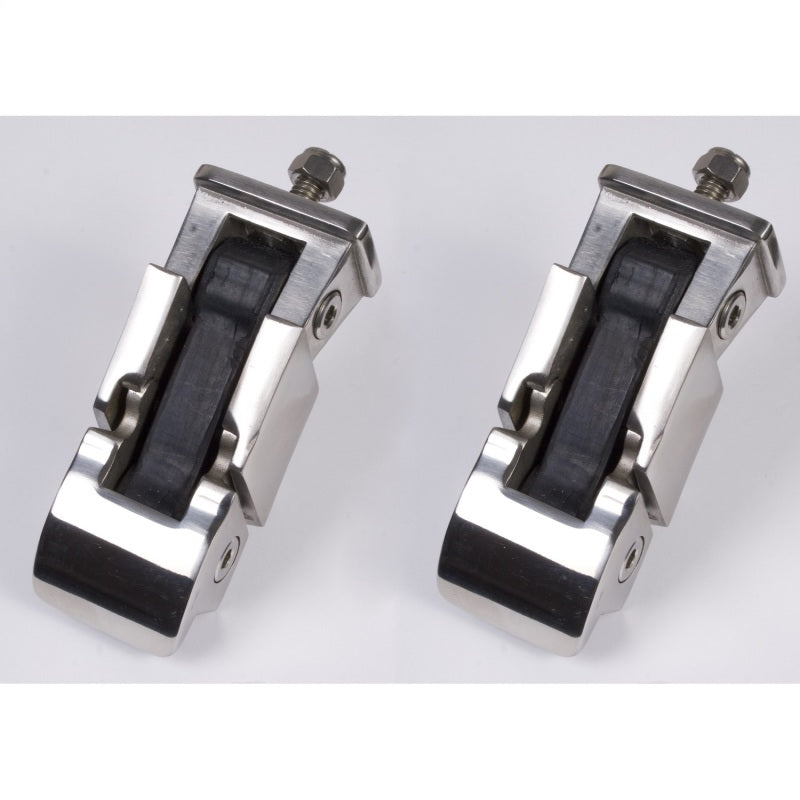 Rugged Ridge 97-06 Jeep Wrangler TJ Stainless Steel Hood Catch Set Rugged Ridge